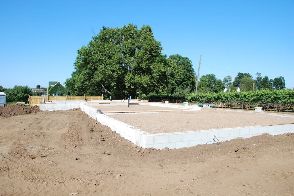 The Good Earth Winery footings are at least poured…