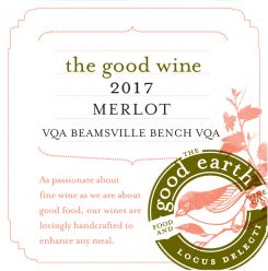 2017 Merlot label