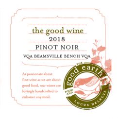 2018 Pinot Noir label